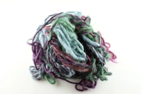 Threads on a white background Stock Photos