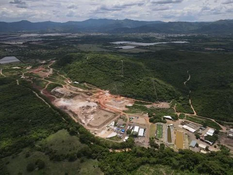 Threat of border mining project between El Salvador and Guatemala persists, Asun Stock Photos