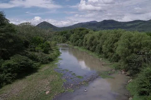 Threat of border mining project between El Salvador and Guatemala persists, Asun Stock Photos