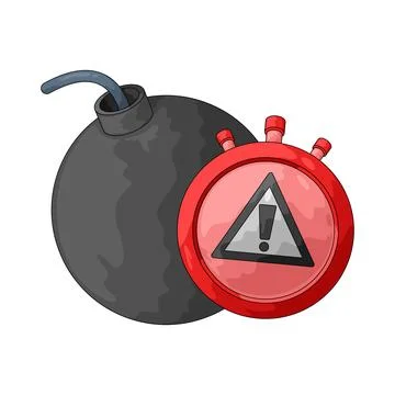 Threat illustration Stock Illustration
