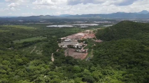 Threat of mining project in area between El Salvador and Guatemala remains, CAND Stock Footage 345854291
