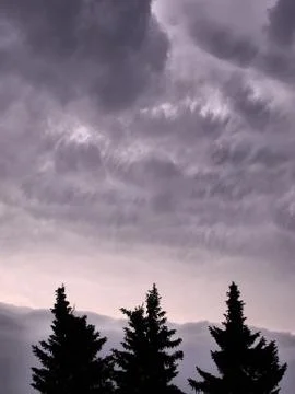 Threatening clouds Stock Photos