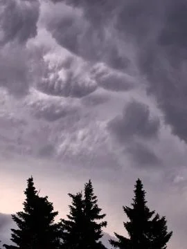Threatening clouds Stock Photos