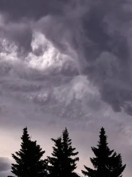 Threatening clouds Stock Photos