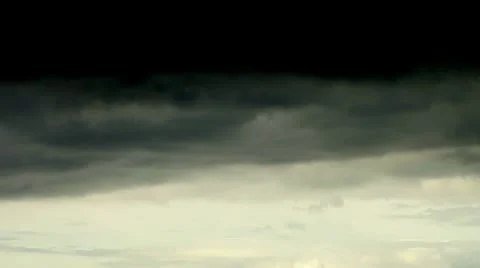 Threatening clouds (timelapse) Stock Footage 10727588