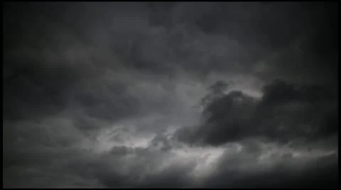 Threatening Clouds Timelapse Stock Footage 10868265