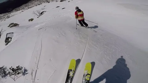 Thredbo Backcountry Skiing Video stock 80794181