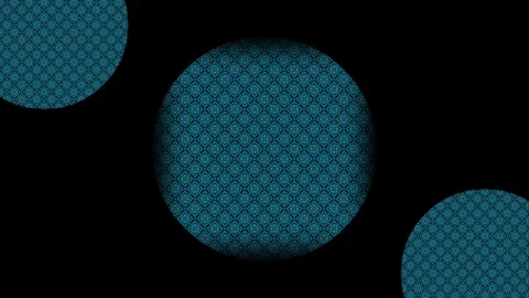 Three 2D graphic patterns that rotate counterclockwise and then timewise, in 4K. 스톡 동영상 112216253