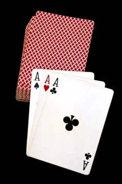 Three Aces Foto stock