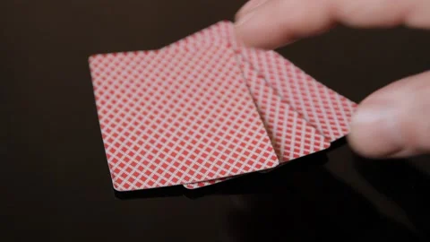 Three aces on the table in a card game Video stock 99213128