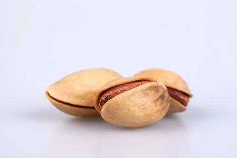 Three almonds Stock Photos
