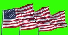 HD USA Flag Stars and Stripes, Stock Video