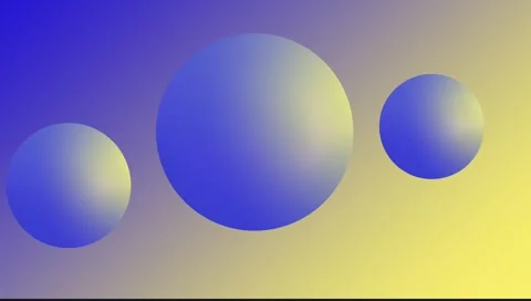 Three animated 3D spheres moving up and down. Stock Footage 316401623