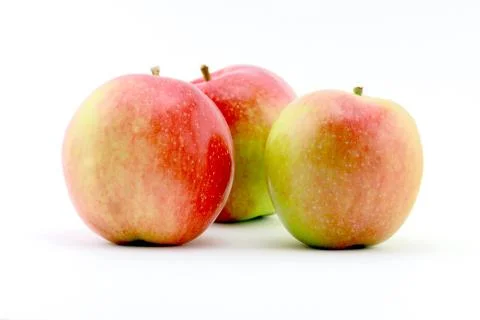 .three apples Stock Photos