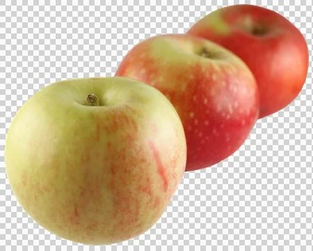 Three apples Stock Photos