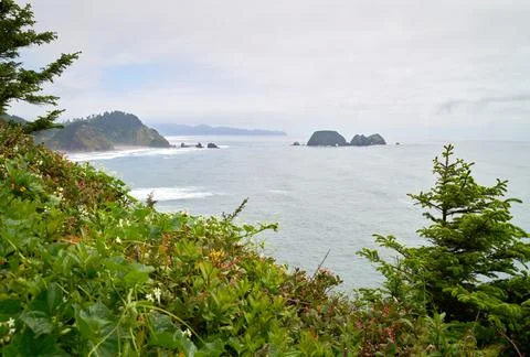 Three Arch Rocks Oregon 스톡 사진