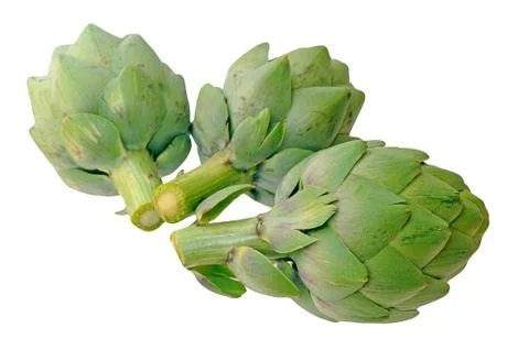 Three artichoke Stock Photos