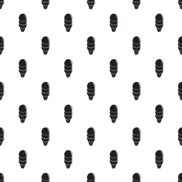 Three balls ice cream pattern vector seamless 스톡 일러스트