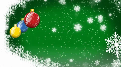 Three balls the new year Stock Footage 32287793