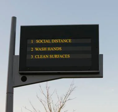 Three basic rules to avoid the coronavirus or Covid-19 epidemic Stock Photos