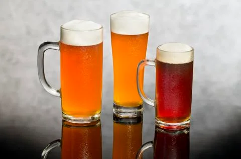Three beer Foto stock