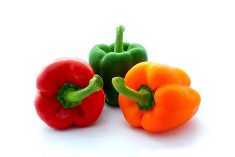 Three bell peppers 写真素材
