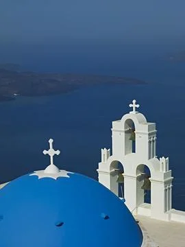 THREE BELLS DOME VERTICAL Stock Photos