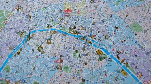 Three bitcoin cryptocurrency coins on the map Stock Footage 92441210