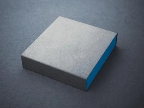 Three blue books with blank box cover 库存插图