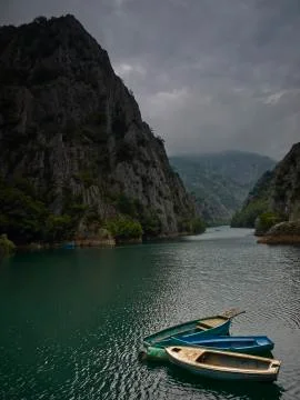 Three boats Stock Photos