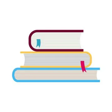 Three books Stock-Illustration