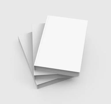 Three books piling up Stock Illustration