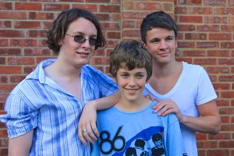 Three Boys to Men Stock Photos