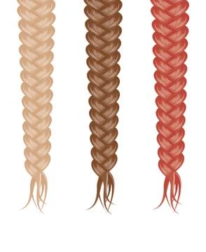 Three braids Stock-Illustration