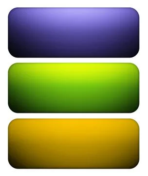 Three bright buttons Stock Illustration