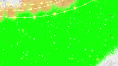 Three bright glowing spotlights shining downward isolated against vibrant green Vídeos de archivo 338330701