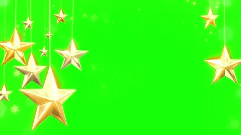Three bright white spotlights illuminating golden light flares against deep Video stock 338330703