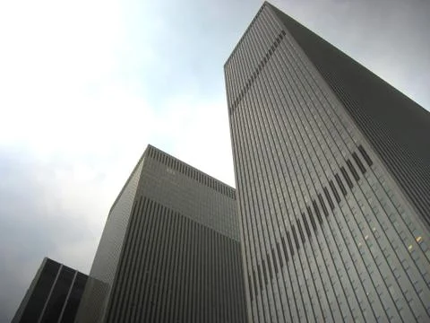 Three buildings Stock Photos