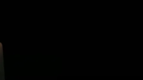 Three  burning candles close-up. Stabilized  video Stockbeeldmateriaal 18009967