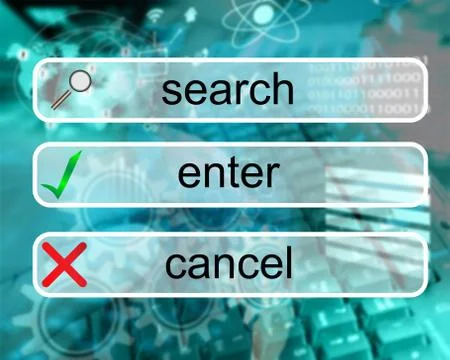 Three buttons Stock Illustration