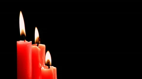 Three candles Stock-Footage 319710