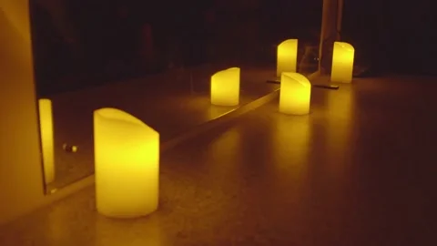 Three candles Stock-Footage 137596711