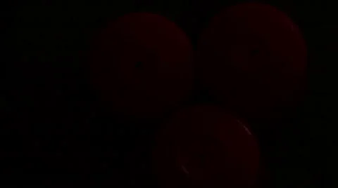 Three candles lit with a match. View from above Stock Footage 66364154