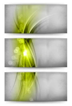 Three cards Stock Illustration