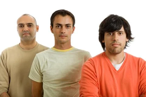 Three casual men Foto stock