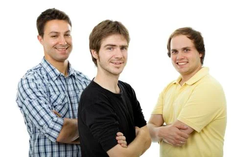 Three casual men Foto stock