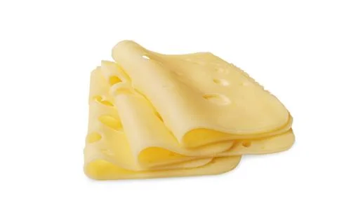 Three cheese slices Fotos Stock