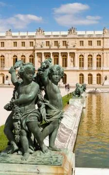 Three cherubs Stock Photos