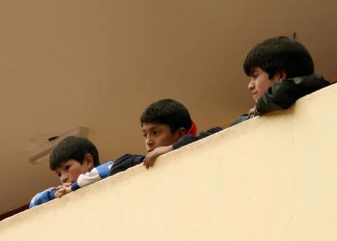 Three children Stock Photos