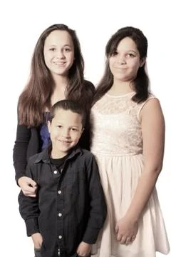 Three children Stock Photos